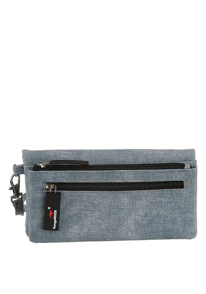 KangaROOS Geldbörse, mit praktischer Handschlaufe Blau, Schwarz 5 KangaROOS Geldbörse, mit praktischer Handschlaufe Blau, Schwarz – Bild 3