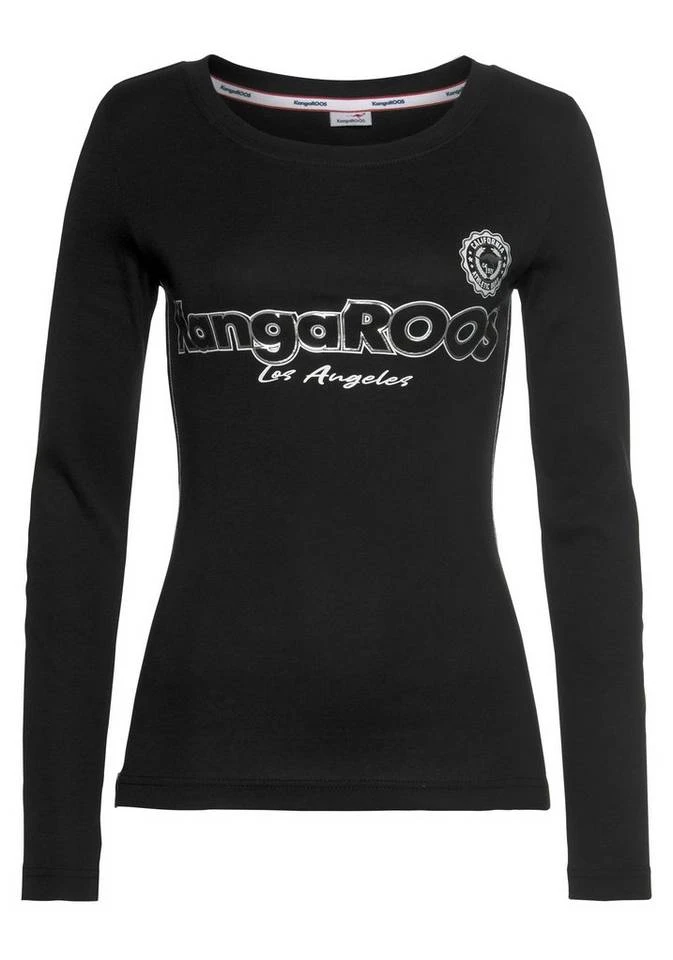 ec59ede4-2377-5841-8d8b-c646d2e40597.jpg KangaROOS Langarmshirt mit Druck und Streifen am Ärmel Weiß-bedruckt-blau, Schwarz-bedruckt-silberfarben-weiß, Blau-bedruckt-weiß-silberfarben -KANGAROOS Verkäufe ec59ede4 2377 5841 8d8b c646d2e40597