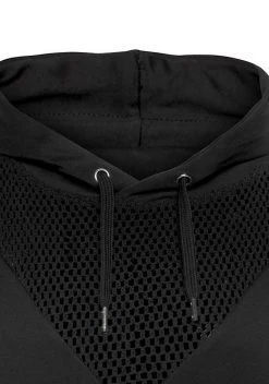 KangaROOS Hoodie mit Lochmuster über den Brustbereich Schwarz, Petrol -KANGAROOS Verkäufe eed42faf cf89 5480 a5f2 8cd7292388a3