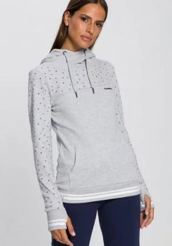 KangaROOS Hoodie mit lässiger Kapuze Hellgrau-meliert, Wei&szlig;, Schwarz, Marine -KANGAROOS Verkäufe f0fca38a 4f52 5450 b19b 949222147f28