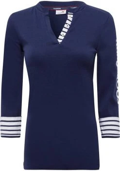 KangaROOS 3/4-Arm-Shirt mit großem Markenschriftzug am Arm Weiß-blau, Schwarz-weiß, Marine-weiß -KANGAROOS Verkäufe f17cae44 42af 5479 9ec5 54bcb27920ae