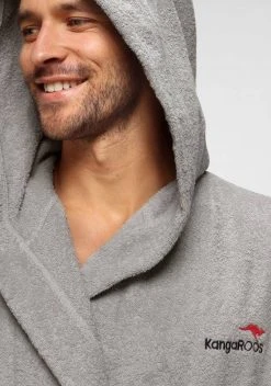 Unisex-Bademantel »Cassidy«, KangaROOS, mit Logostickerei T&uuml;rkis, Blau, Schwarz, Wei&szlig; -KANGAROOS Verkäufe f200beec de48 540f 9f4a 993fd33a7162