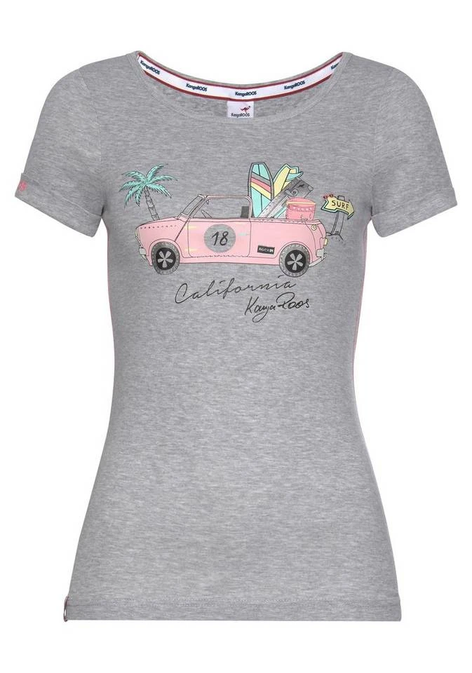 KangaROOS T-Shirt mit "California" Surf Print - NEUE KOLLEKTION 8 KangaROOS T-Shirt mit "California" Surf Print - NEUE KOLLEKTION – Bild 6