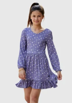 KangaROOS Jerseykleid mit V-Ausschnitt