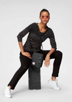 KangaROOS 2-in-1-Langarmshirt mit modischem Uni + Allover-Druck Mix - NEUE KOLLEKTION Mauve, Schwarz, Marine -KANGAROOS Verkäufe f37a820f 3052 5763 855a a138912cb6bb