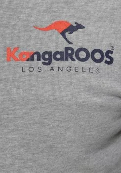 KangaROOS Kapuzensweatshirt mit Logobrustprint Grau-meliert, Schwarz -KANGAROOS Verkäufe f3ef5096 fdc7 5b8d a6c6 689488c045bb