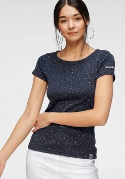 KangaROOS T-Shirt im Allover- oder mit Front-Druck Weiß, Marine-meliert, Koralle, Schwarz -KANGAROOS Verkäufe f4b699f2 a48a 5f09 a102 3c5f3eb99b01