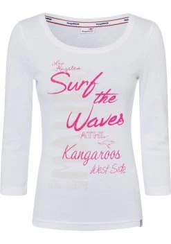 KangaROOS 3/4-Arm-Shirt mit auffälligen Schriftzügen Hellgrau-meliert, Marine, Weiß, Pink 23 KangaROOS 3/4-Arm-Shirt mit auffälligen Schriftzügen Hellgrau-meliert, Marine, Weiß, Pink -KANGAROOS Verkäufe f4ba9070 fc11 59c7 8057 89b54706aea4
