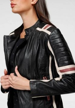 KangaROOS Lederjacke mit farblich abgesetzten Details -KANGAROOS Verkäufe f6441704 c8f9 5600 a413 7c7b46b92f16