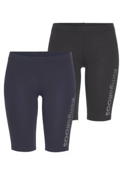 KangaROOS Radlerhose (2-tlg) perfekt kombinierbar mit Kleidern und Röcken Marine-schwarz, Weiß-hellgrau-melange-bedruckt-silberfarben -KANGAROOS Verkäufe f6c37847 4363 5caa bf42 6a2740d60fcf