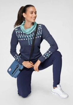 KangaROOS Sweatshirt mit trendigem Druck vorn und an den Ärmeln Rosa-blau-bedruckt, Offwhite-rosa-bedruckt, Blau-mint-bedruckt, Anthrazit-hellgrau-bedruckt -KANGAROOS Verkäufe f86ec4bb 5ddf 572f bd4f d449615e04e8