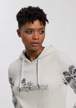 KangaROOS Hoodie mit tollem Floral-Print - NEUE KOLLEKTION Ecru-meliert, Graublau -KANGAROOS Verkäufe f8cec278 4ea6 56b3 b1c6 2d04894071c2