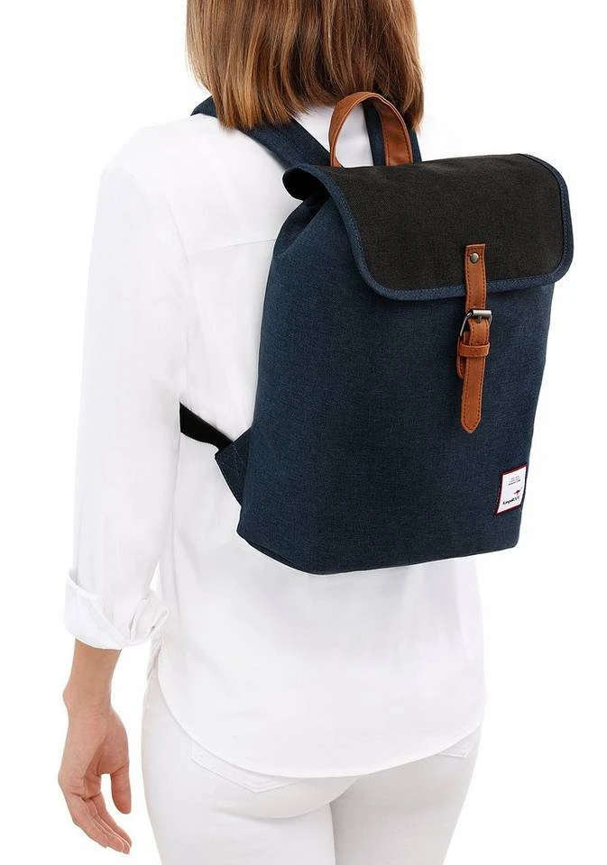 KangaROOS Cityrucksack, in schlichter Optik Dunkelblau, Schwarz 4 KangaROOS Cityrucksack, in schlichter Optik Dunkelblau, Schwarz – Bild 2